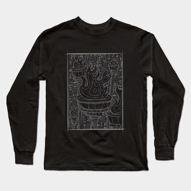 Ancient Fire Long Sleeve T-Shirt by BrokenGrin